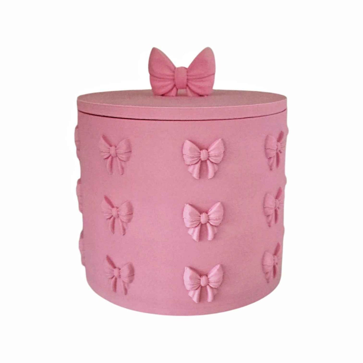 Contenitore ribbon rosa baby in PLA