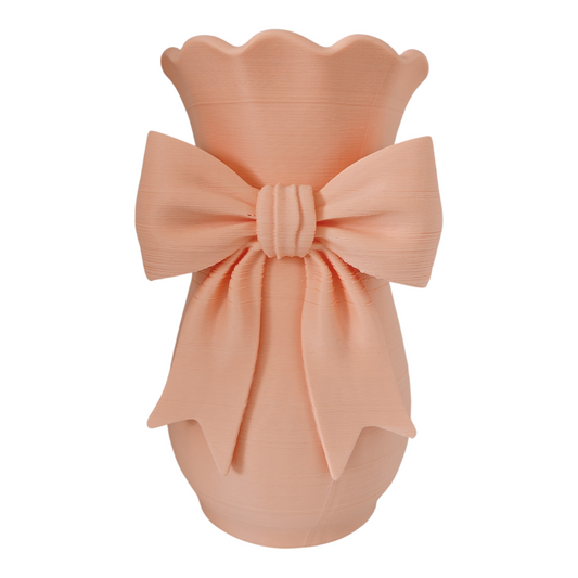 ARTICOLO CON DIFETTO Vaso ribbon grande pesca