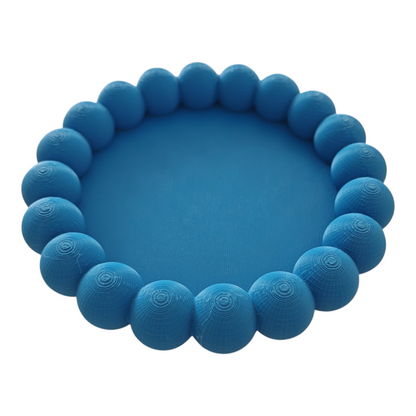Vassoio perle blu in PLA