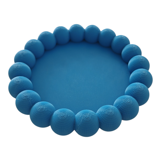 Vassoio perle blu in PLA