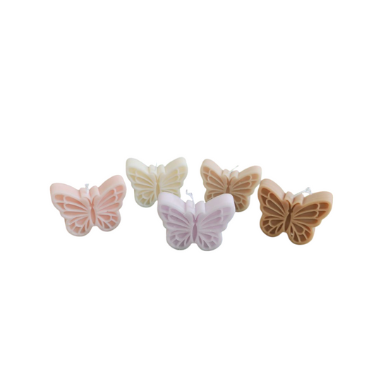 Candela farfalla rosa - Best Moment Decor