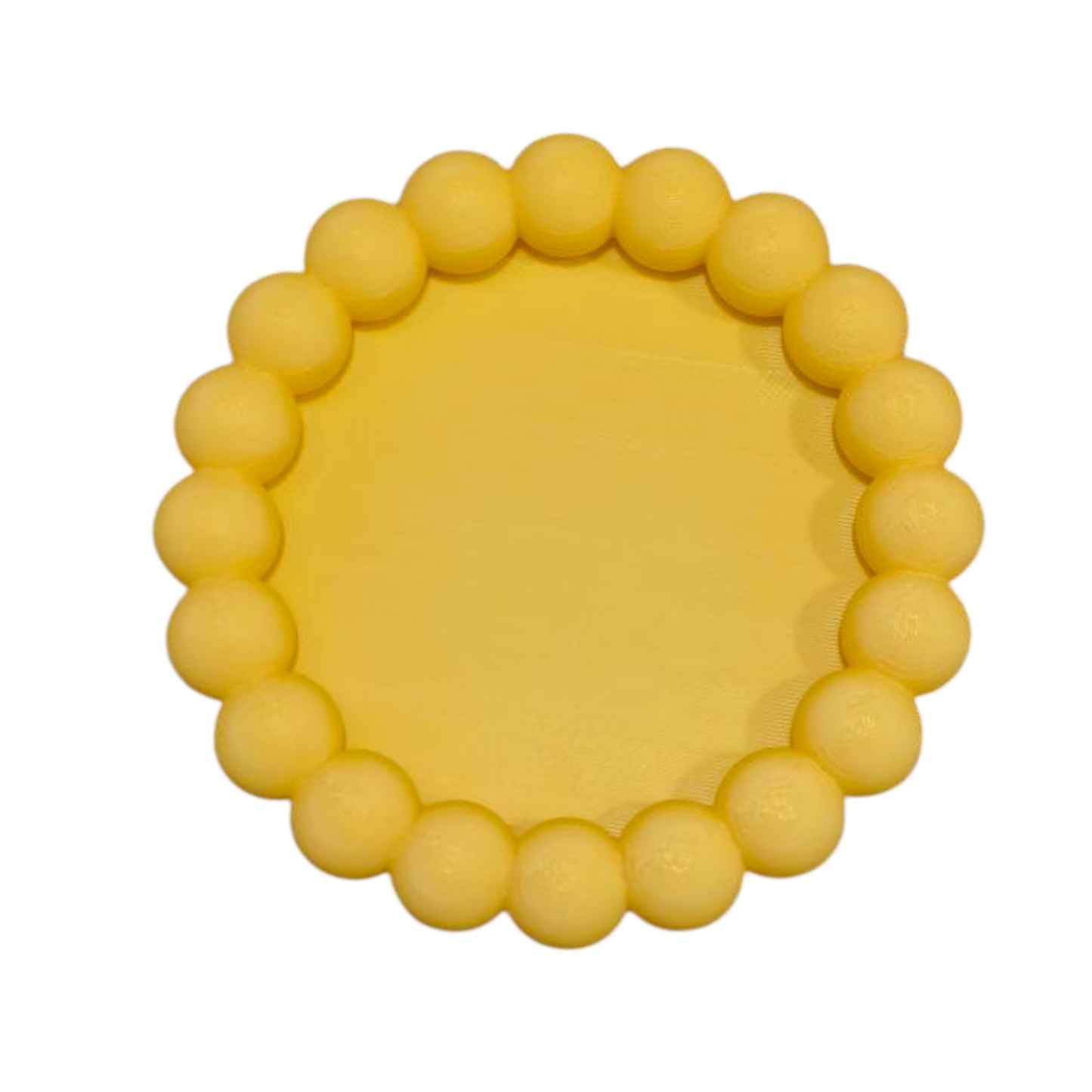 Vassoio perle giallo