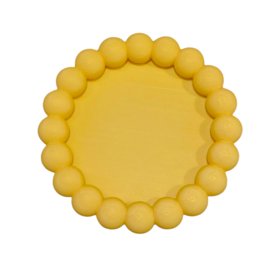 Vassoio perle giallo