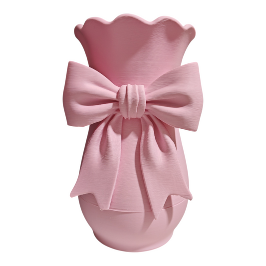 ARTICOLO CON DIFETTO Vaso ribbon piccolo rosa pastello