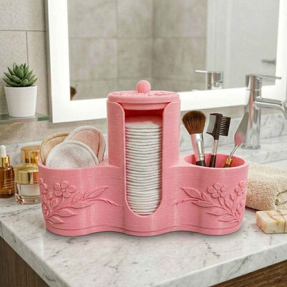Portaoggetti bagno rosa baby  in PLA