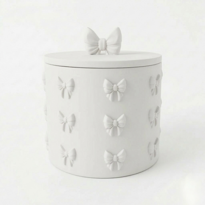 Contenitore ribbon bianco in PLA