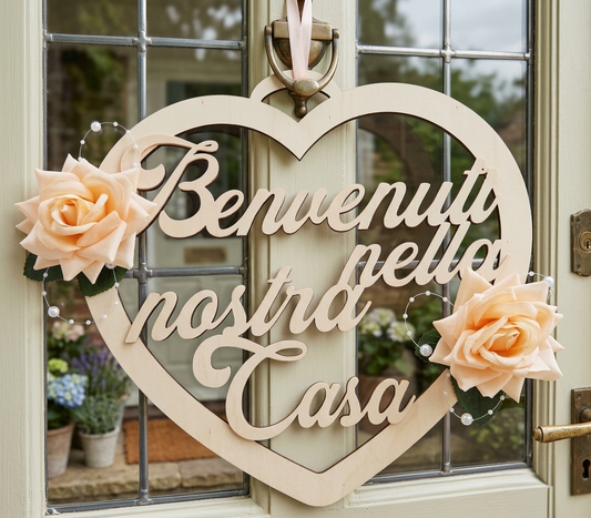 Fuoriporta pesca in legno intagliato