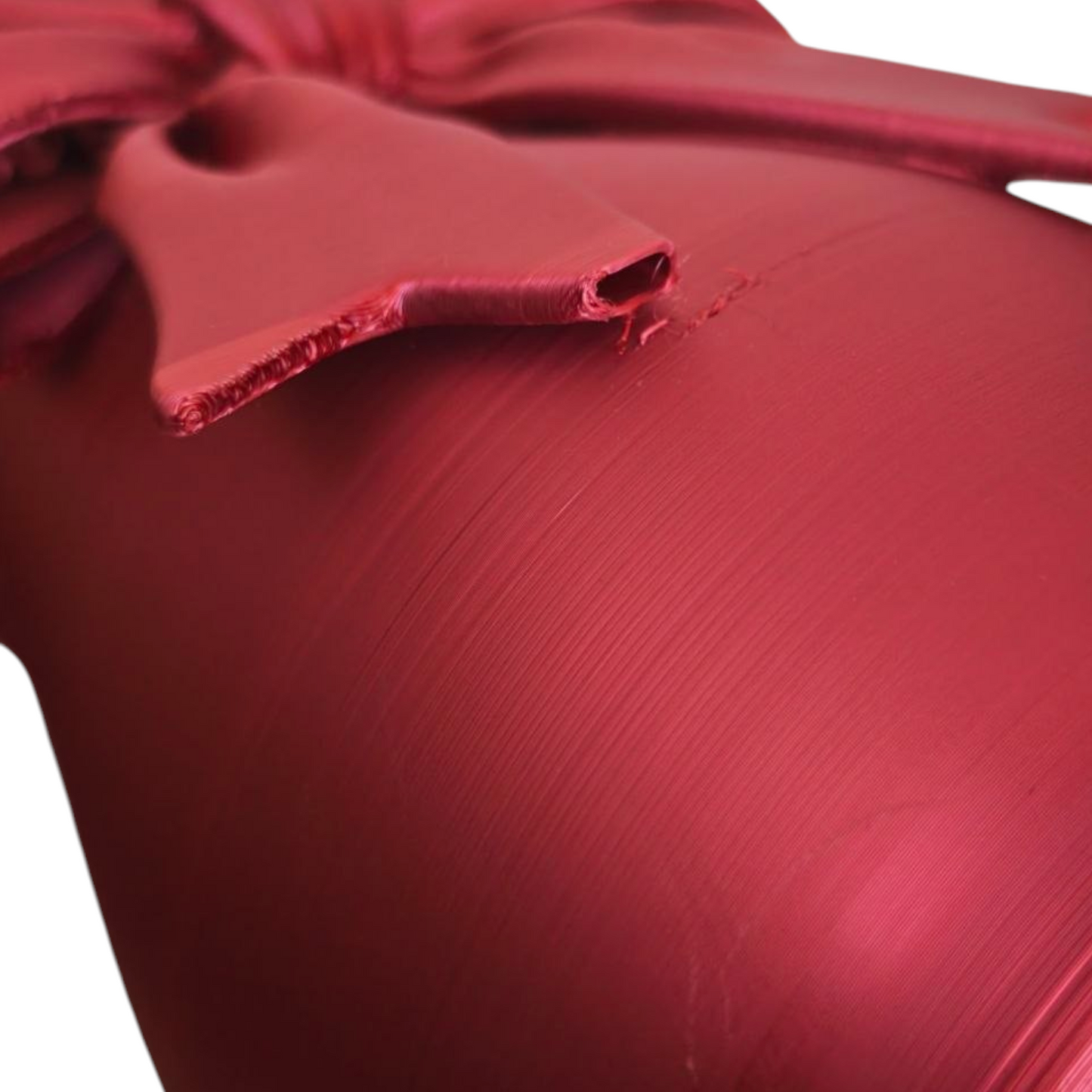 ARTICOLO CON DIFETTO Vaso ribbon grande red metallic limited edition
