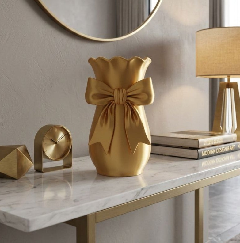 Vaso fiocco Gold Edition in PLA