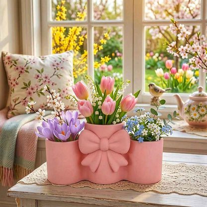 Portaoggetti Ribbon rosa baby in PLA