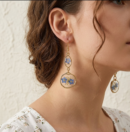 Orecchini Eternal pendant blue
