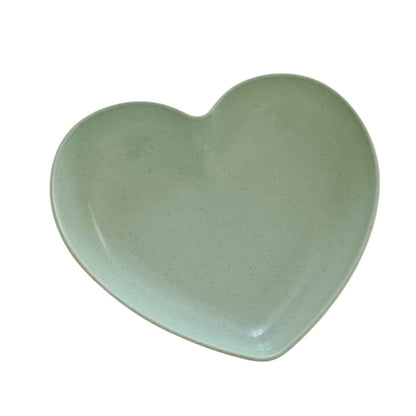 Ciotola cuore verde salvia