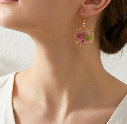 Orecchini Eternal botanical pink