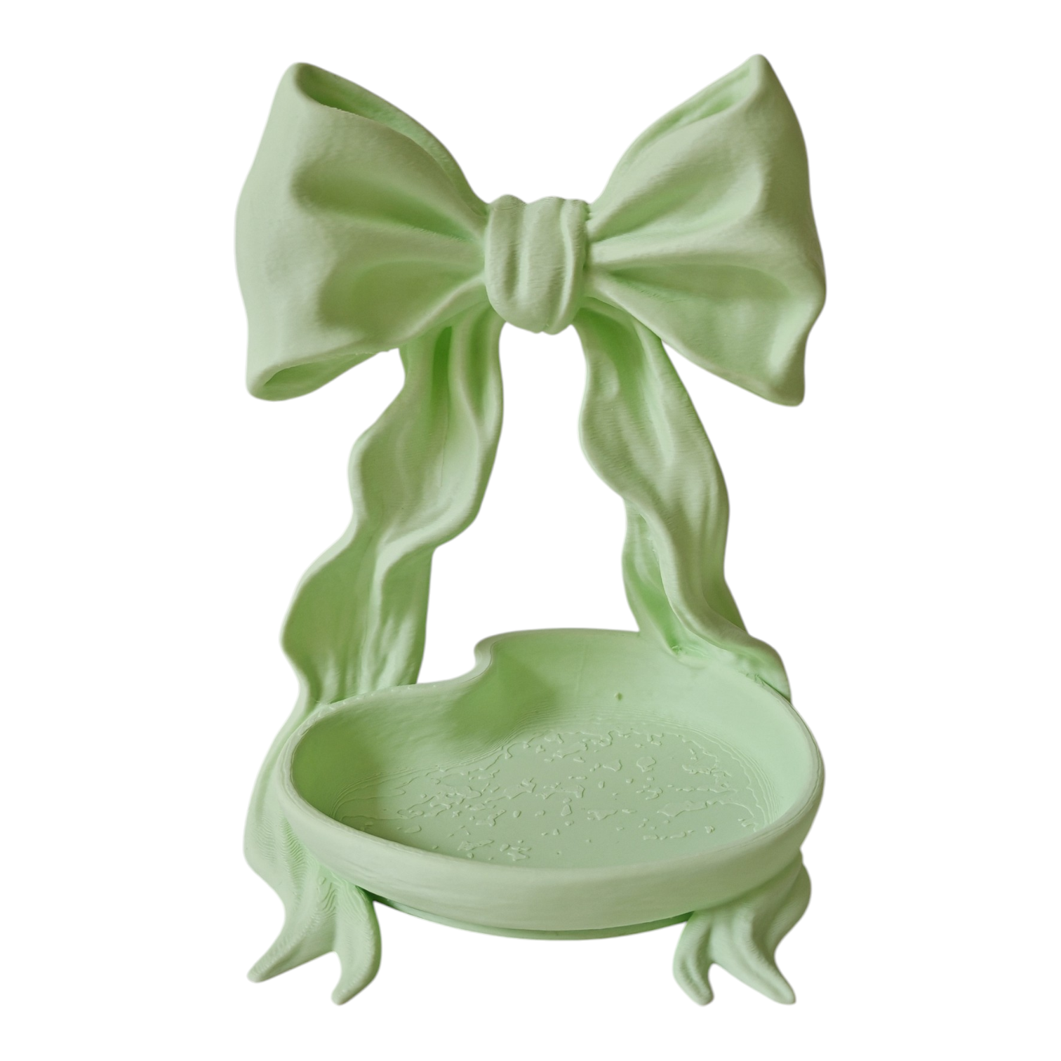 Portabijoux / portacioccolatini fiocco verde mela in PLA