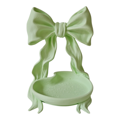 Portabijoux / portacioccolatini fiocco verde mela in PLA