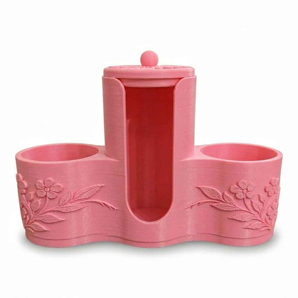 Portaoggetti bagno rosa baby  in PLA