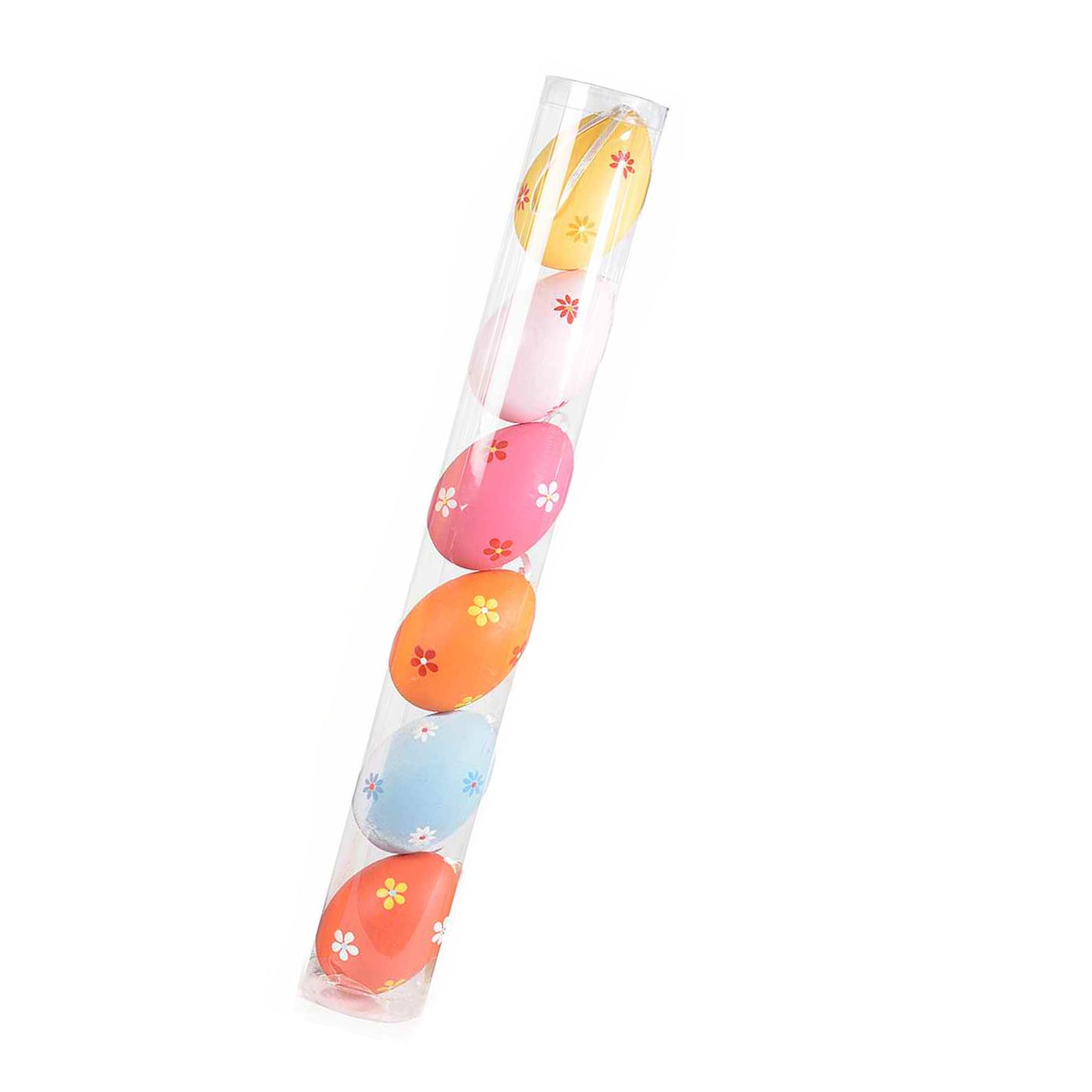 Uova in plastica da appendere floreali