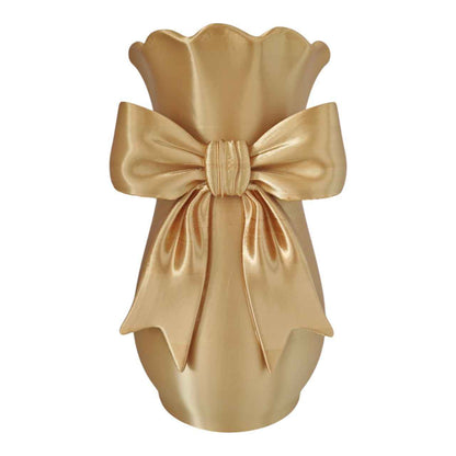 ARTICOLO CON DIFETTO Vaso ribbon grande gold
